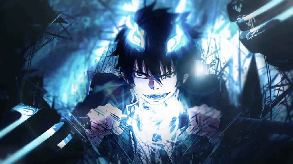 Adegan aksi menegangkan dalam film Blue Exorcist