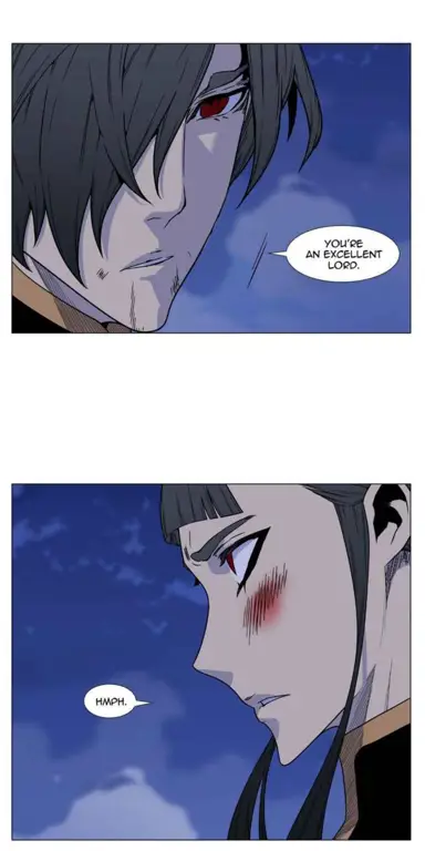 Gambar adegan aksi menegangkan dalam Noblesse manhwa