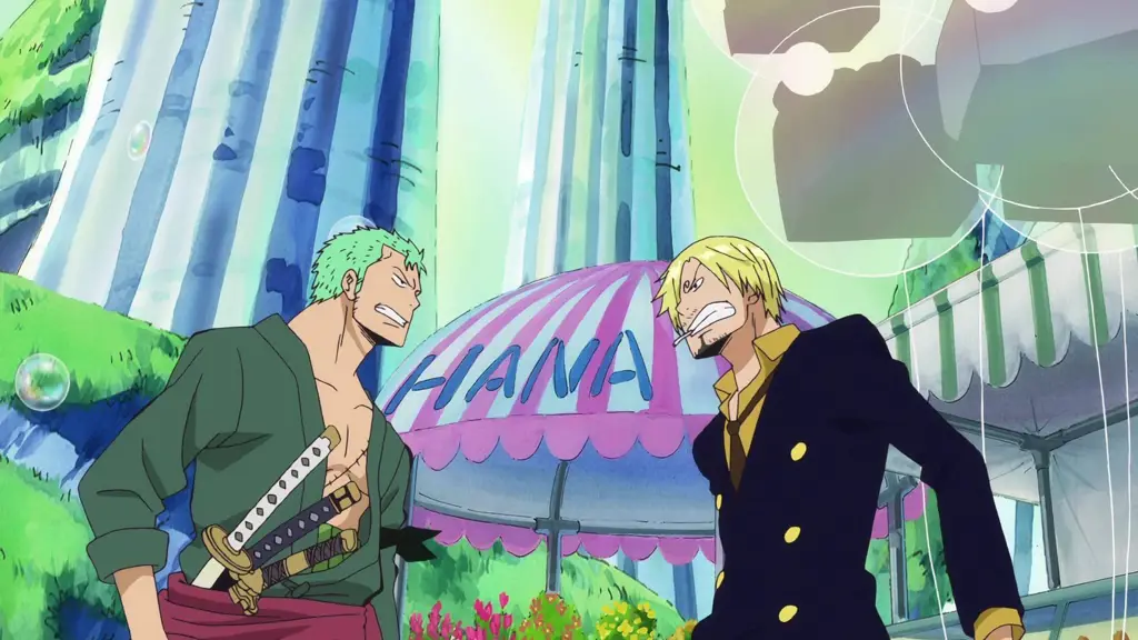 Animasi pertarungan Zoro di One Piece