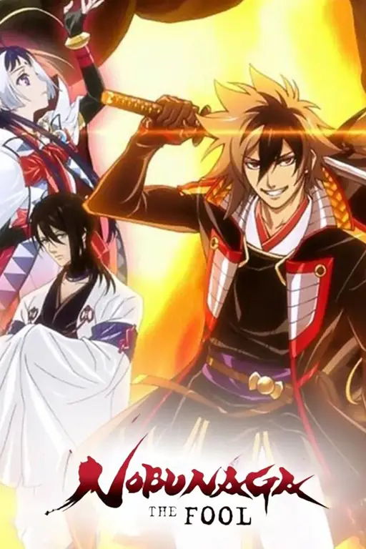 Adegan pertempuran yang menegangkan dari anime Nobunaga the Fool