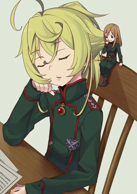 Adegan peperangan dari anime Youjo Senki