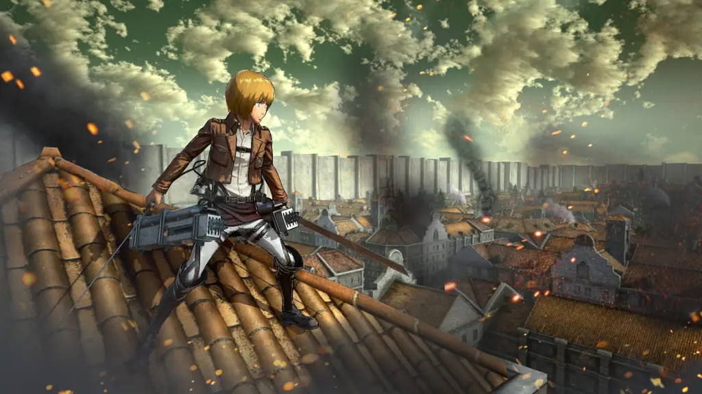 Adegan pertempuran epik dalam Attack on Titan S3E7 Gambar adegan pertempuran di Attack on Titan S3E7