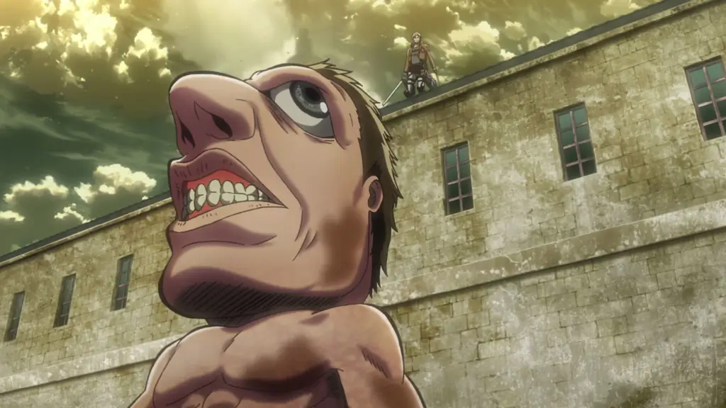 Adegan pertempuran epik di Attack on Titan season 2 Gambar adegan pertempuran di Attack on Titan season 2