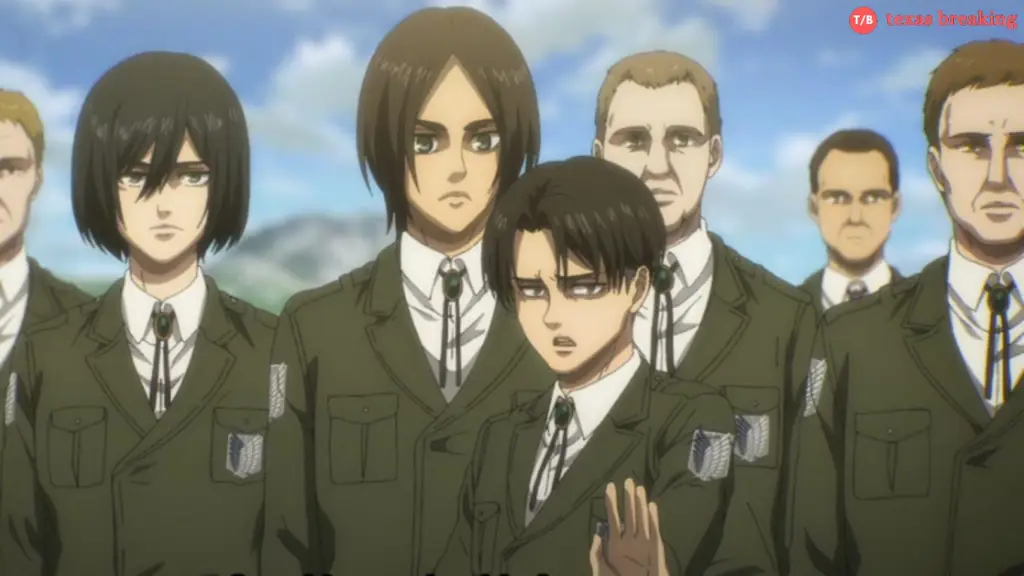 Gambar adegan pertempuran di Attack on Titan season 4 episode 9