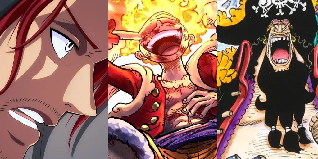 Karakter One Piece sedang bertarung