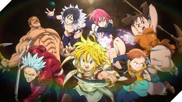 Gambar adegan pertempuran di Nanatsu no Taizai Season 4