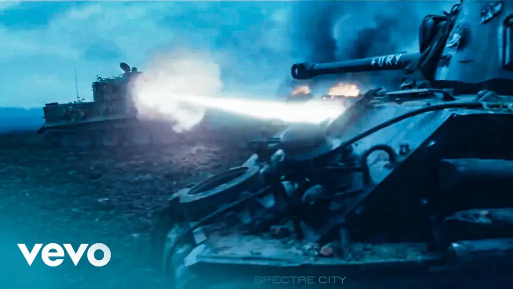 Adegan pertempuran tank dalam film Fury