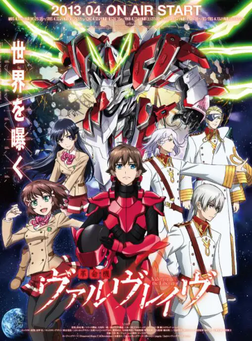 Gambar adegan pertempuran terakhir dalam anime Valvrave the Liberator