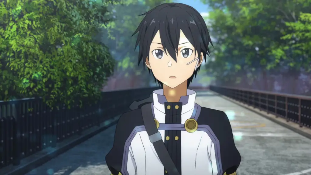 Gambar adegan aksi menegangkan dari film Sword Art Online Ordinal Scale