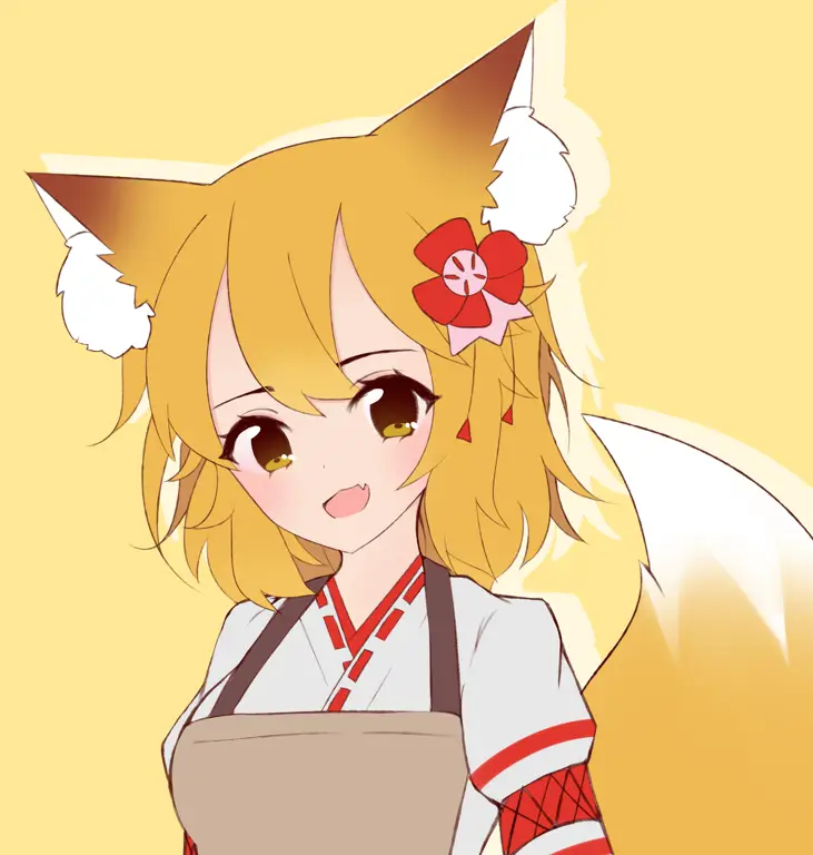 Suasana menenangkan dalam anime Sewayaki Kitsune no Senko-san