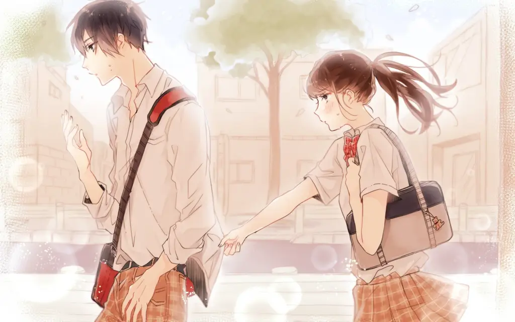 Gambar pasangan romantis dalam anime