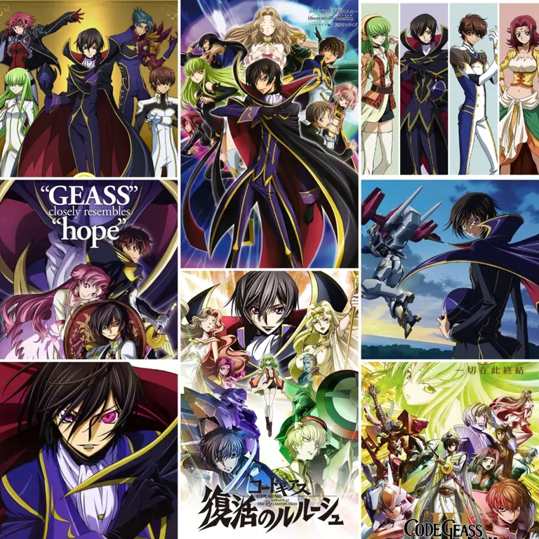 Adegan romantis Lelouch dan C.C. di Code Geass