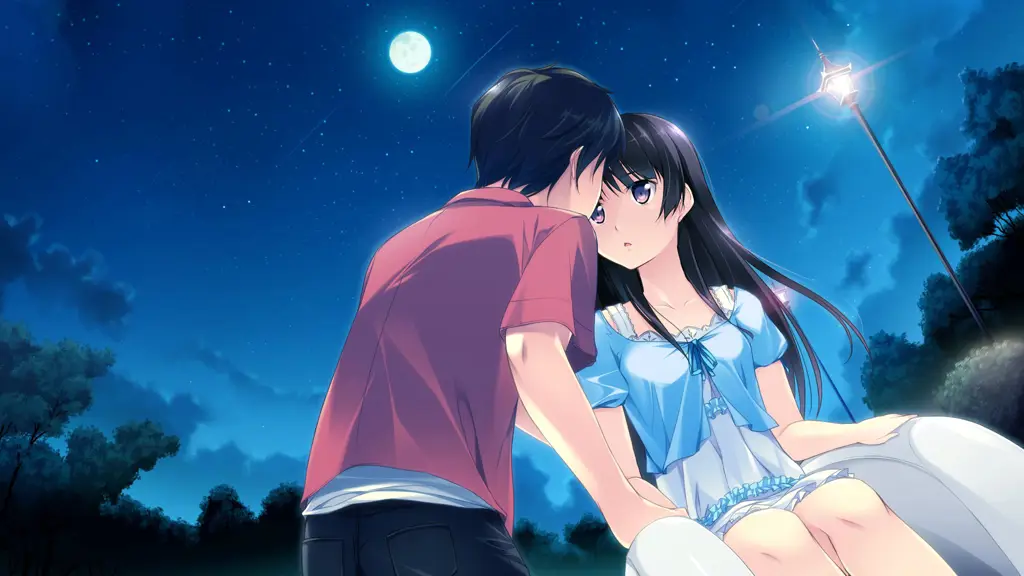 Gambar adegan romantis dalam anime