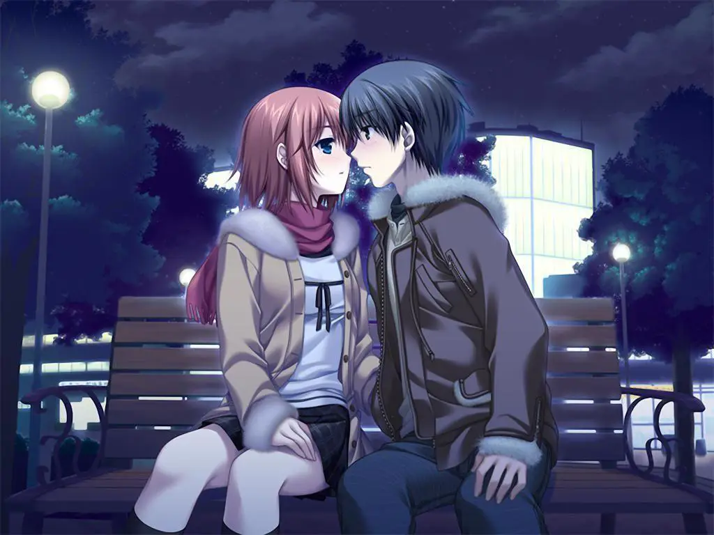 Gambar adegan romantis anime