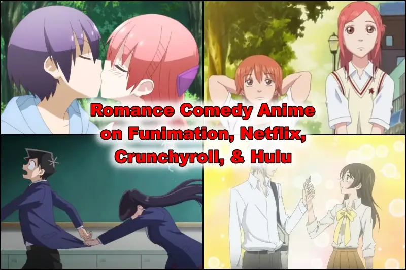 Gambar karakter anime dalam komedi romantis