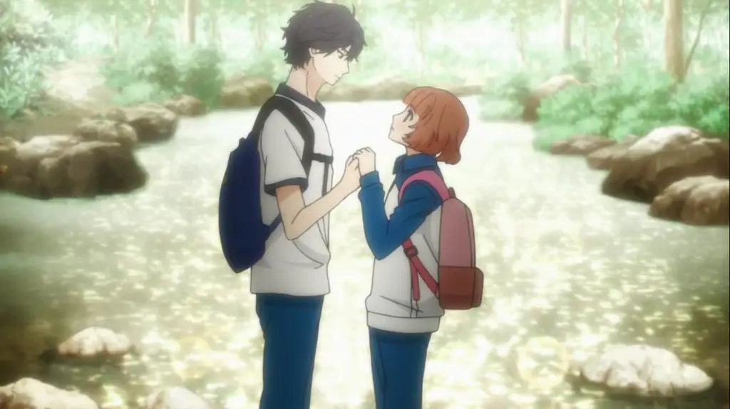 Salah satu adegan anime Ao Haru Ride