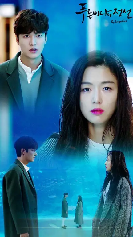 Jun Ji-hyun dan Lee Min-ho dalam drama The Legend of the Blue Sea