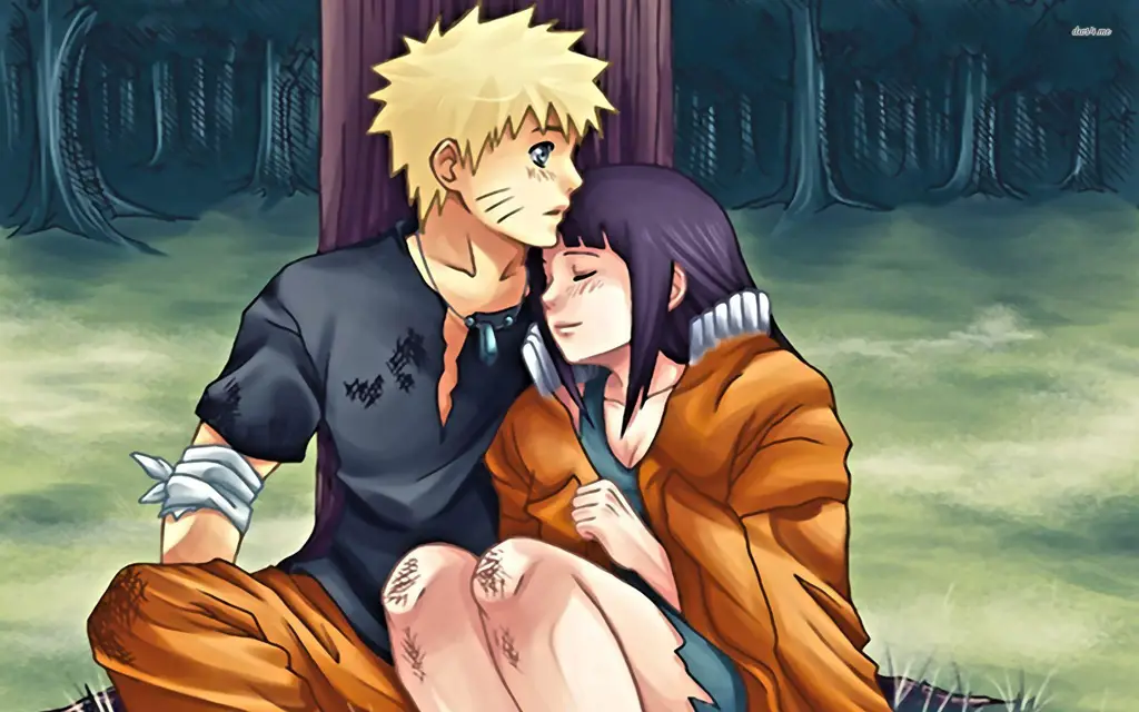 Naruto dan Hinata dalam film Naruto The Last Movie