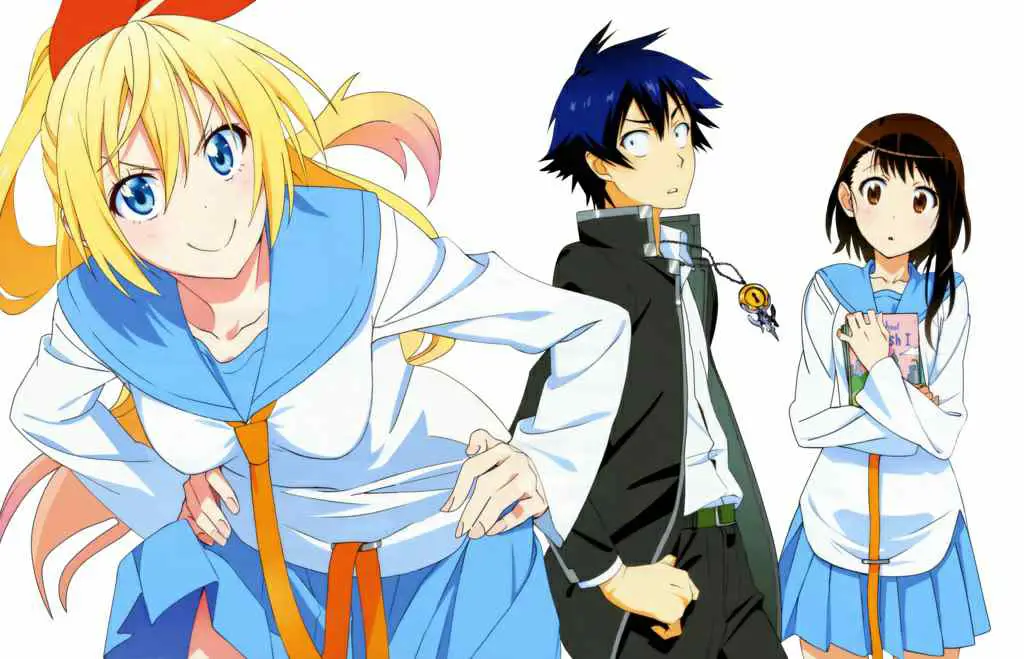 Gambar adegan romantis dari Nisekoi