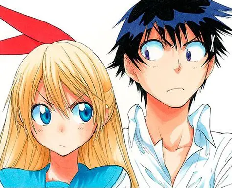 Adegan romantis dari anime Nisekoi