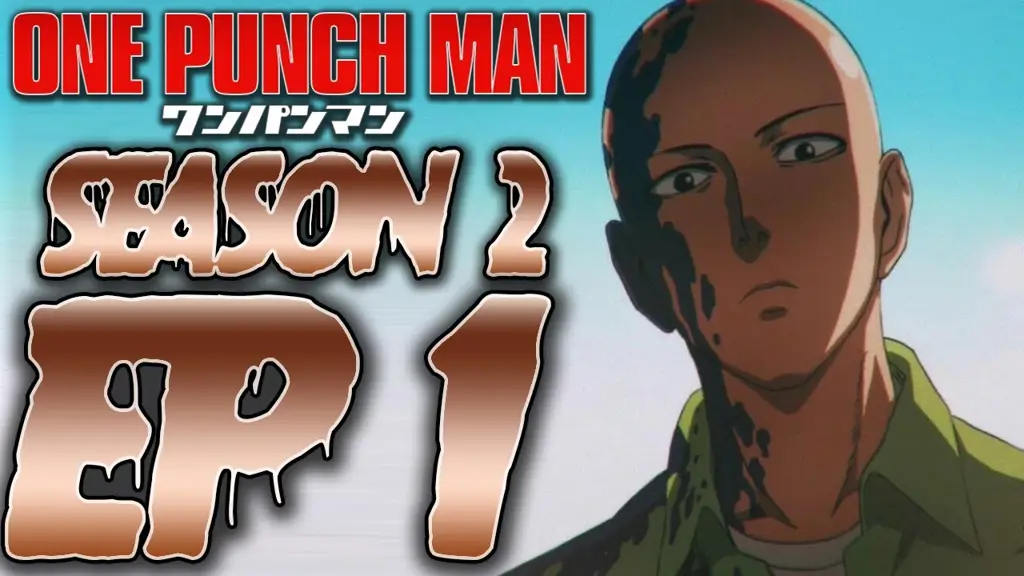 Saitama di One Punch Man Season 2