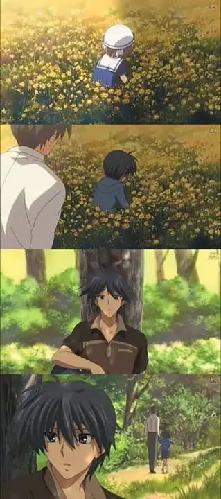 Adegan menyentuh hati di Clannad After Story