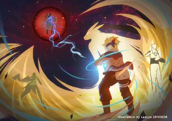 Adegan seru Boruto dan Naruto Adegan Boruto dan Naruto