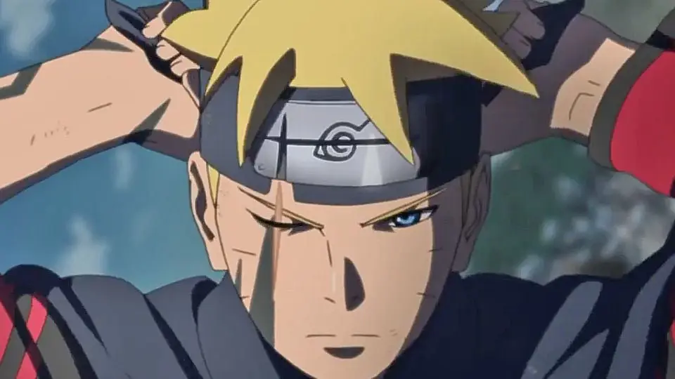 Screenshot adegan menarik dari Boruto episode 199