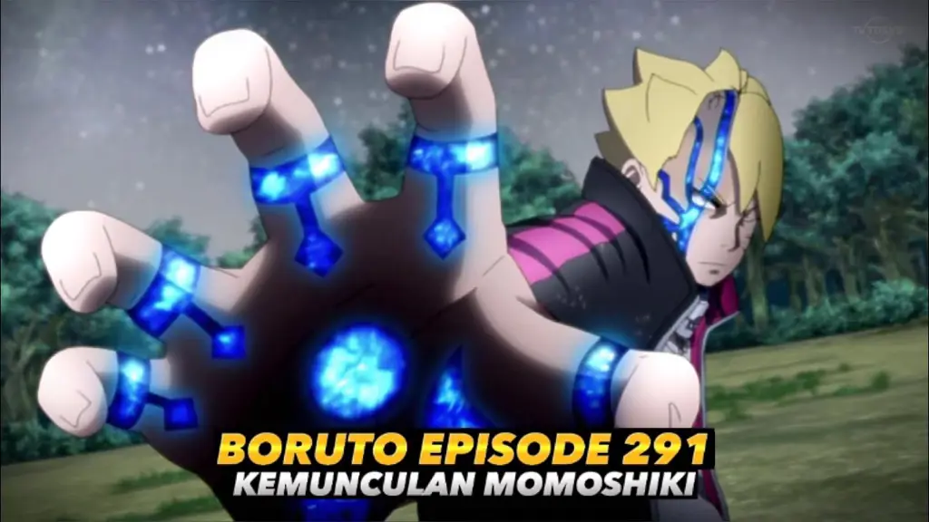 Screenshot adegan menarik dari Boruto episode 291