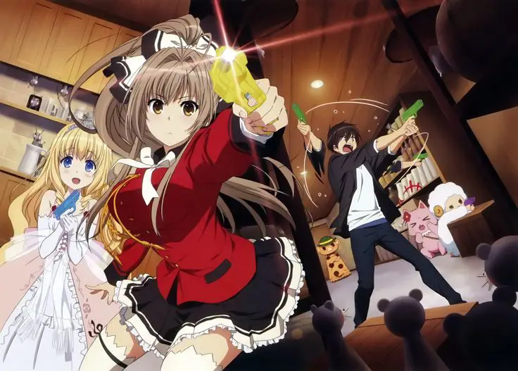 Cuplikan gambar dari anime Amagi Brilliant Park