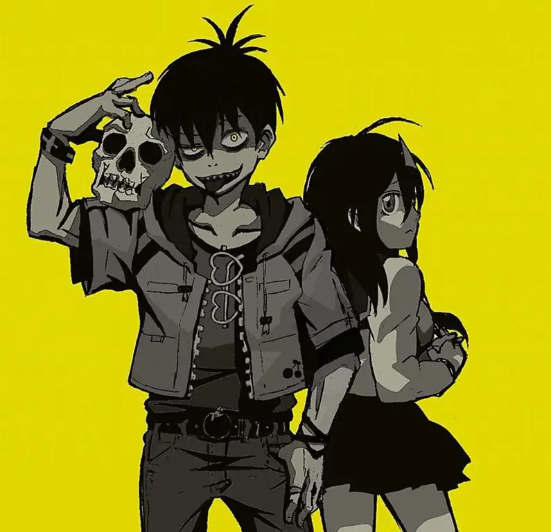 Gambar adegan menarik dari anime Blood Lad