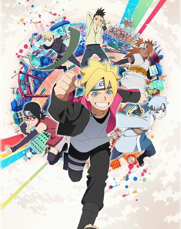 Adegan seru dari anime Boruto Gambar adegan menarik dari anime Boruto