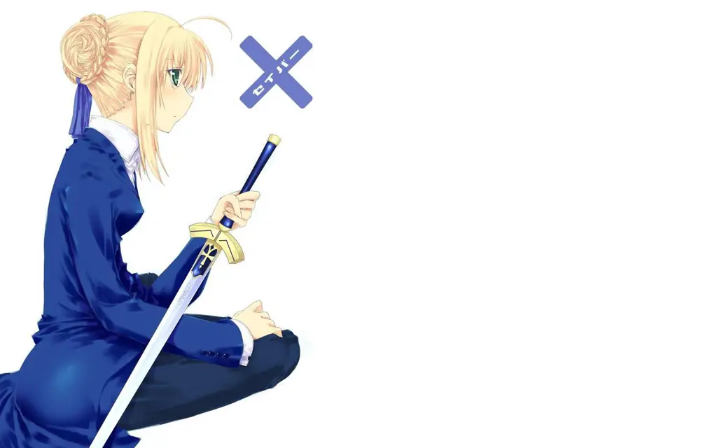 Screenshot anime Fate Stay Night dengan subtitle Indonesia