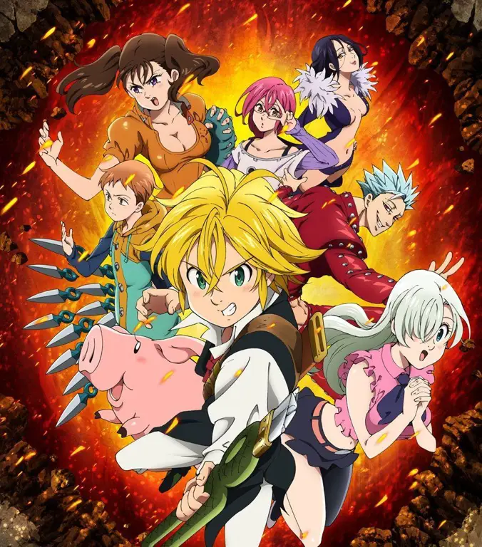 Cuplikan anime Nanatsu no Taizai