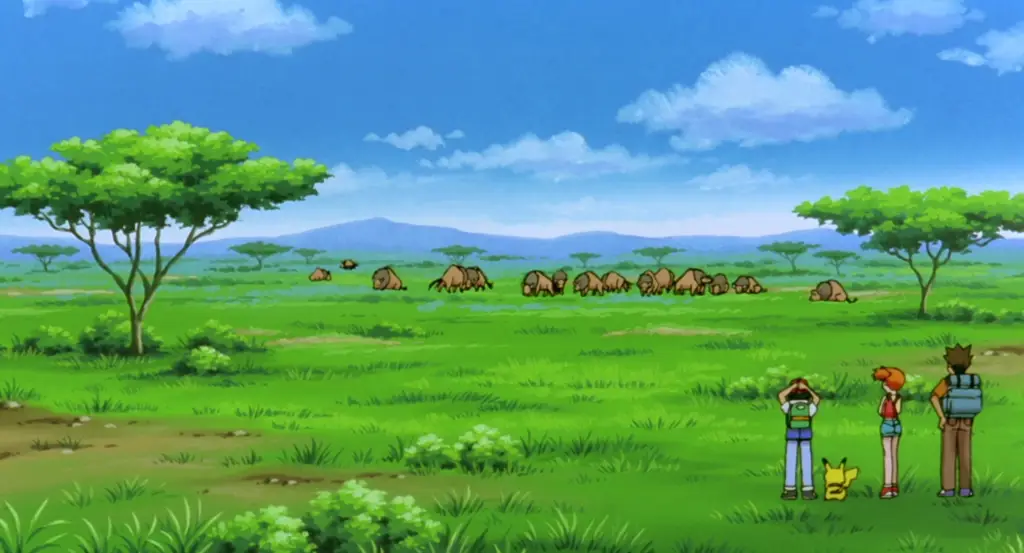 Adegan seru dari film Pokemon Gambar adegan film Pokemon