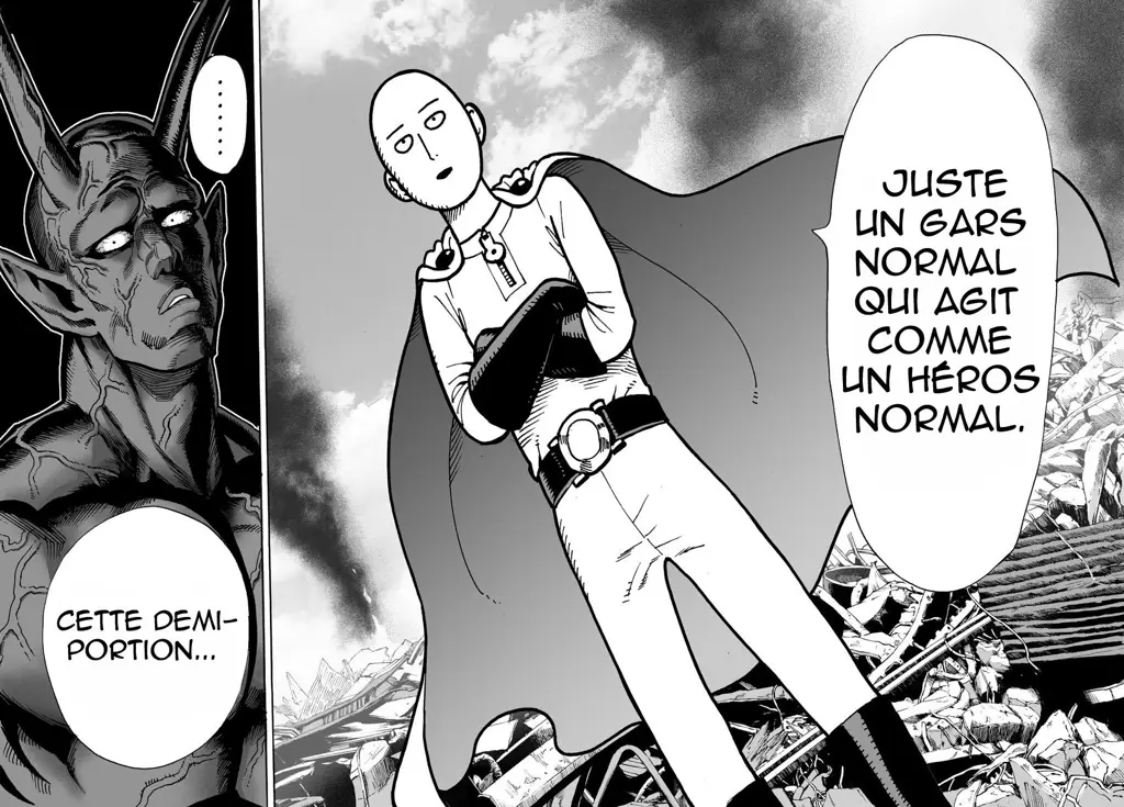 Panel-panel komik One Punch Man yang menarik