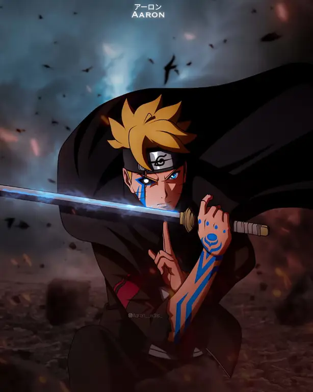 Gambar cuplikan adegan menarik dari Boruto episode 198