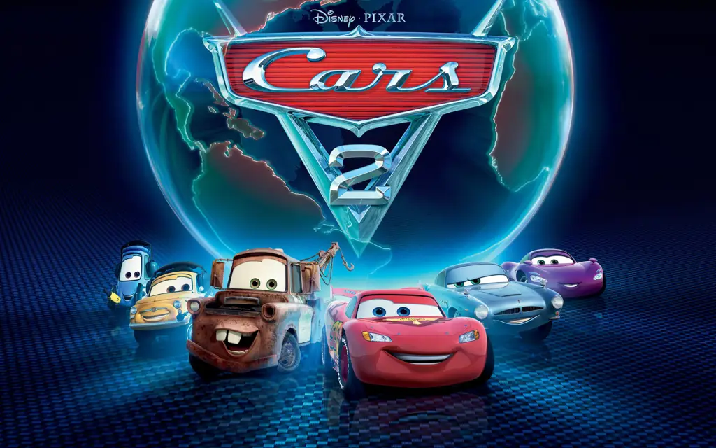 Lightning McQueen dan Mater dalam Cars 2