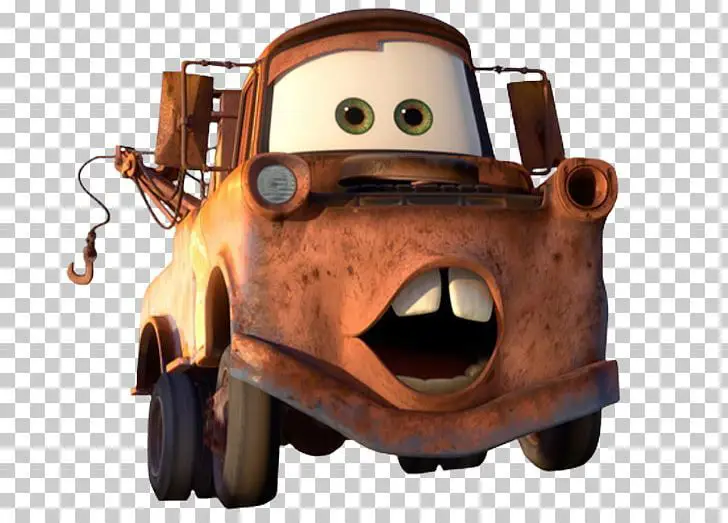 Mater dan Lightning McQueen dalam Cars 2