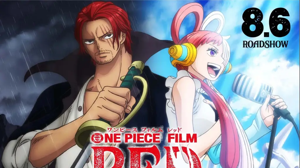 Shanks dan Uta di One Piece Red