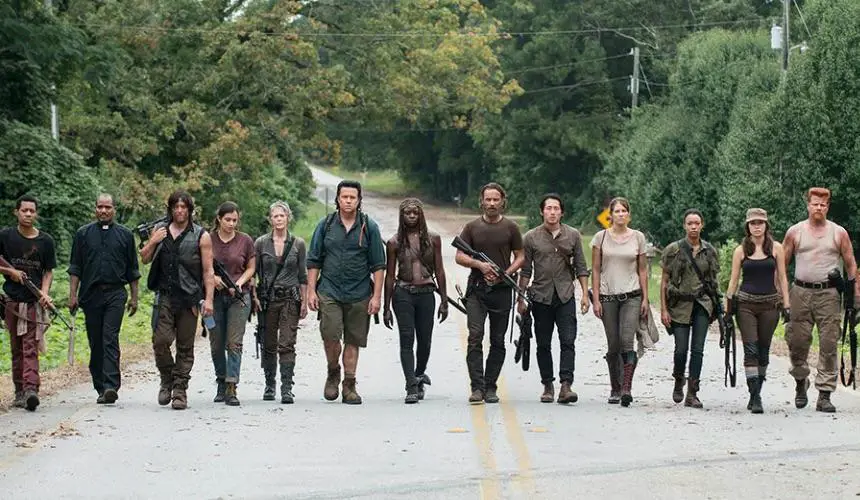 Gambar adegan menegangkan dari The Walking Dead season 5