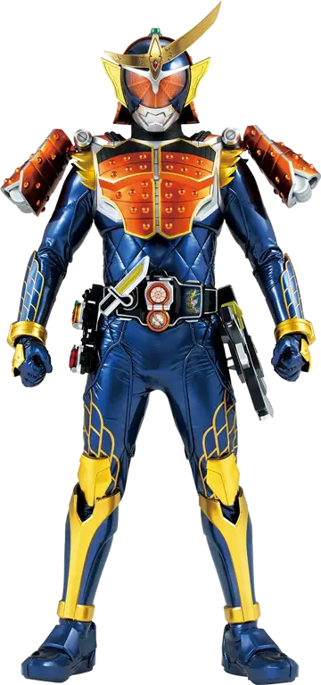 Kamen Rider Gaim berubah bentuk menjadi Kamen Rider Gaim