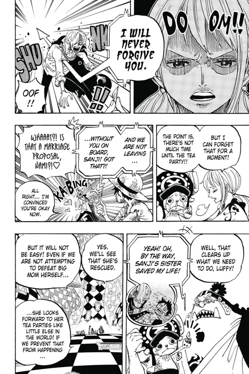 Momen-momen penting One Piece Chapter 857