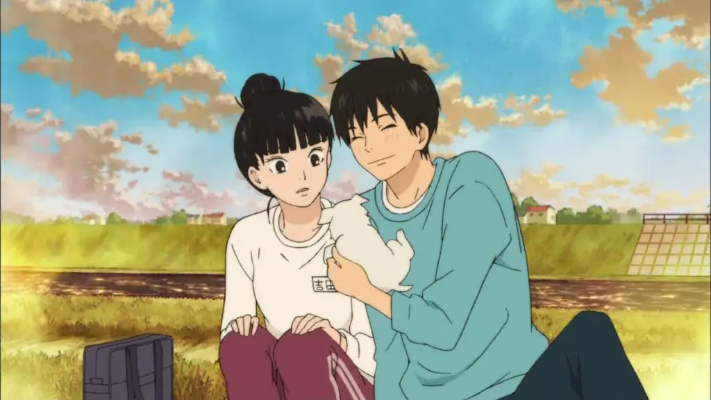 Adegan ikonik dari anime Kimi ni Todoke