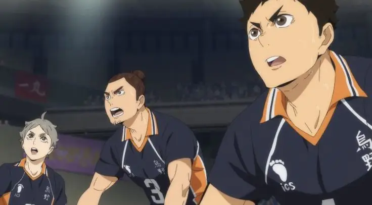 Adegan ikonik dari anime Haikyuu!!