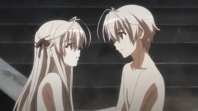 Adegan emosional dari anime Yosuga no Sora