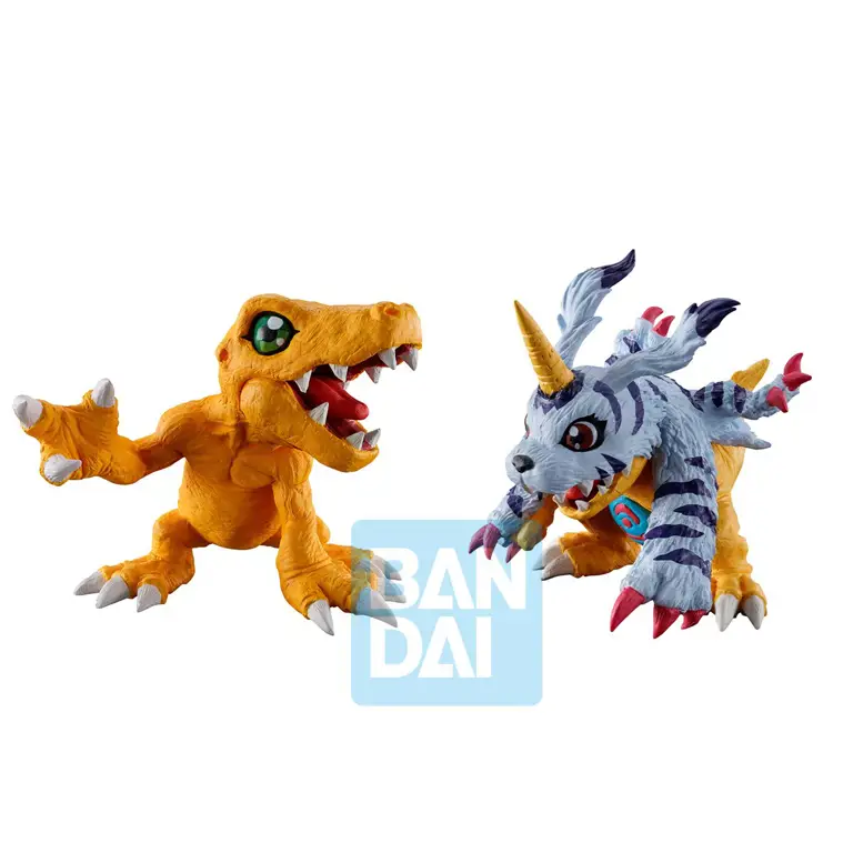 Gambar Agumon dan Gabumon, Digimon partner Taichi dan Yamato