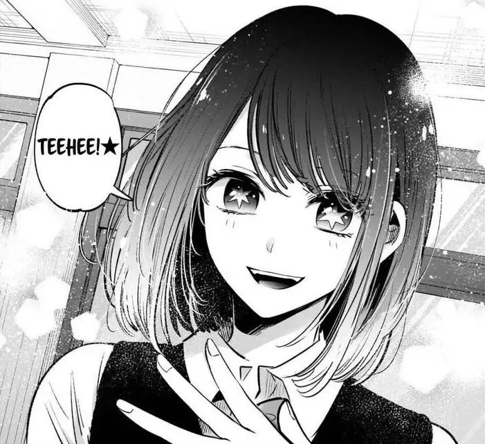 Gambar Ai Hoshino dalam manga Oshi no Ko