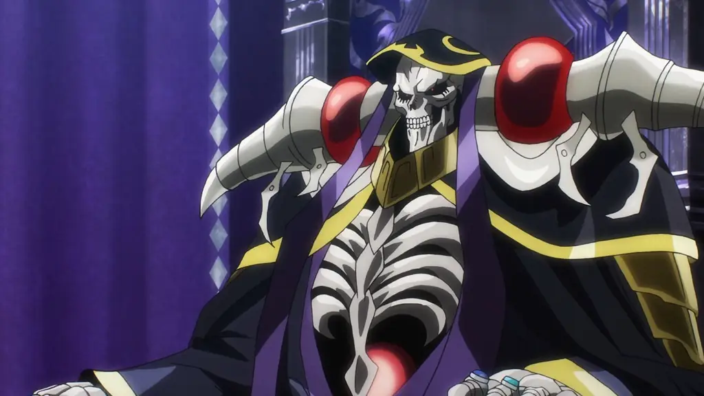 Gambar Ainz Ooal Gown di Overlord Season 4 Episode 5