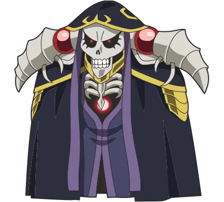 Ilustrasi Ainz Ooal Gown dari Tensei Kizoku Kantei Skill de Nariagaru